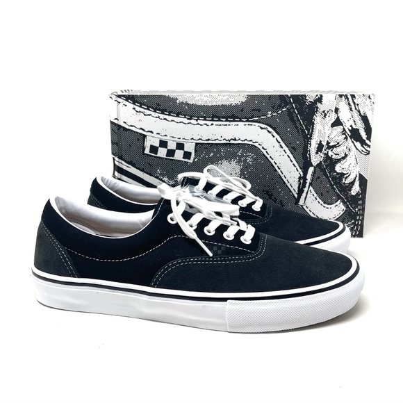 💖MEGA SALE💖Vans Era Twill Raven Black Mens Skat Suede Canvas VN0A5FC984E - Picture 7 of 11